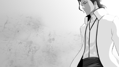 Bleach grayscale aizen sousuke