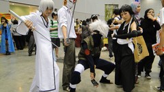 Bleach ichimaru gin naruto shippuden kakashi hatake cosplay 