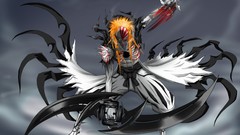 Bleach kurosaki ichigo bankai artwork Hollow Ichigo