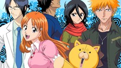 Bleach kurosaki ichigo inoue orihime kuchiki rukia Yasutora 