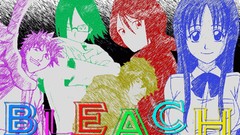 Bleach kurosaki ichigo inoue orihime kuchiki rukia Yasutora 