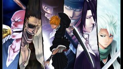 Bleach kurosaki ichigo kuchiki rukia Kuchiki byakuya artwork 
