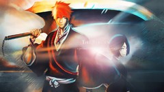 Bleach kurosaki ichigo kuchiki rukia Shinigami