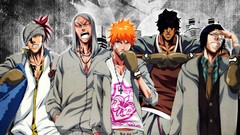 Bleach kurosaki ichigo Yasutora Sado Abarai Renji Ishida Uryuu 
