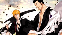 Bleach kurosaki ichigo zanpakuto Kurosaki Isshin robes