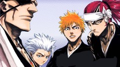 Bleach kurosaki ichigo Zaraki Kenpachi Hitsugaya Toshiro Abarai 