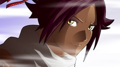 Bleach long hair purple