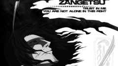Bleach monochrome zangetsu