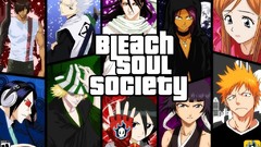 Bleach shihouin yoruichi kurosaki ichigo inoue orihime kuchiki 