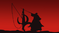 Bleach silhouette zaraki Kenpachi