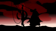 Bleach silhouettes Zaraki Kenpachi