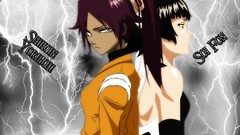 Bleach Soifon shihouin yoruichi