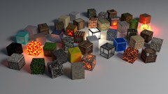 Blocks Cube minecraft john smith texture pack
