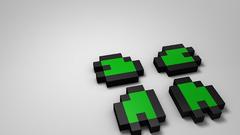 Blocks pixelart pixel Art