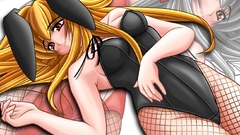 Blondes animal ears anime