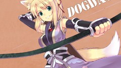 Blondes animal ears dog