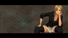 Blondes Anime girls bg