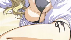 Blondes anime girls bikini hentai huge boobs