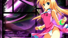 Blondes anime girls blue eyes panties