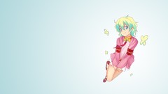 Blondes anime girls blue eyes short hair tengen toppa gurren 