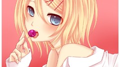 Blondes anime girls blue eyes short hair vocaloid kagamine rin 