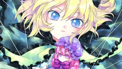 Blondes anime girls blue eyes touhou alice margatroid video 