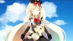 Blondes anime girls closed eyes vocaloid Mayu (Vocaloid)