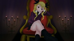 Blondes anime girls dance in the vampire bund Tepes Mina