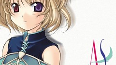 Blondes anime girls heterochromia