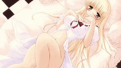 Blondes anime girls panties down