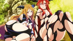 Blondes anime girls redheads