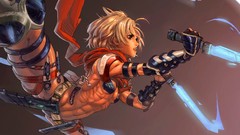 Blondes anime girls short hair artwork