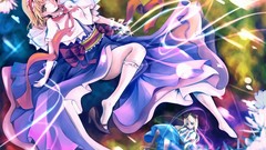 Blondes anime girls short hair touhou alice margatroid video 