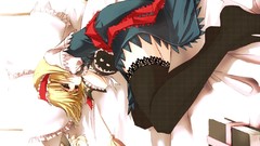 Blondes anime girls short hair touhou alice margatroid video 