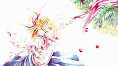 Blondes anime girls short hair touhou alice margatroid video 