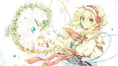 Blondes anime girls short hair touhou alice margatroid video 