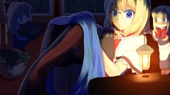 Blondes anime girls short hair touhou alice margatroid video 