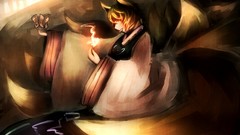 Blondes anime girls touhou animal ears tails yakumo ran video 