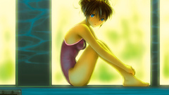 Blondes ayanami rei neon