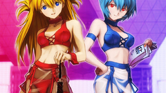 Blondes Ayanami rei neon