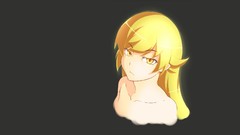 Blondes bakemonogatari yellow eyes monogatari-series 
