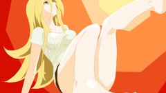 Blondes barefoot anime girls blue eyes vocaloid Lily (Vocaloid)