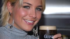 Blondes beers woman Gemma