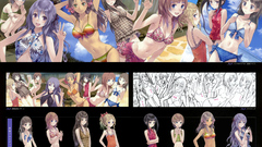 Blondes bikini blue eyes