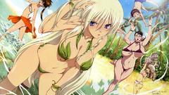 Blondes bikini huge boobs