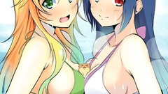 Blondes bikini idolmaster swimsuits