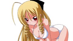 Blondes bikini white cleavage