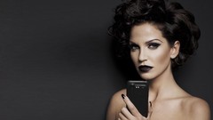 Blondes black hair Sarah Harding