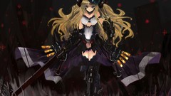 Blondes blue eyes armor