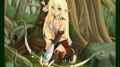 Blondes blue eyes bow